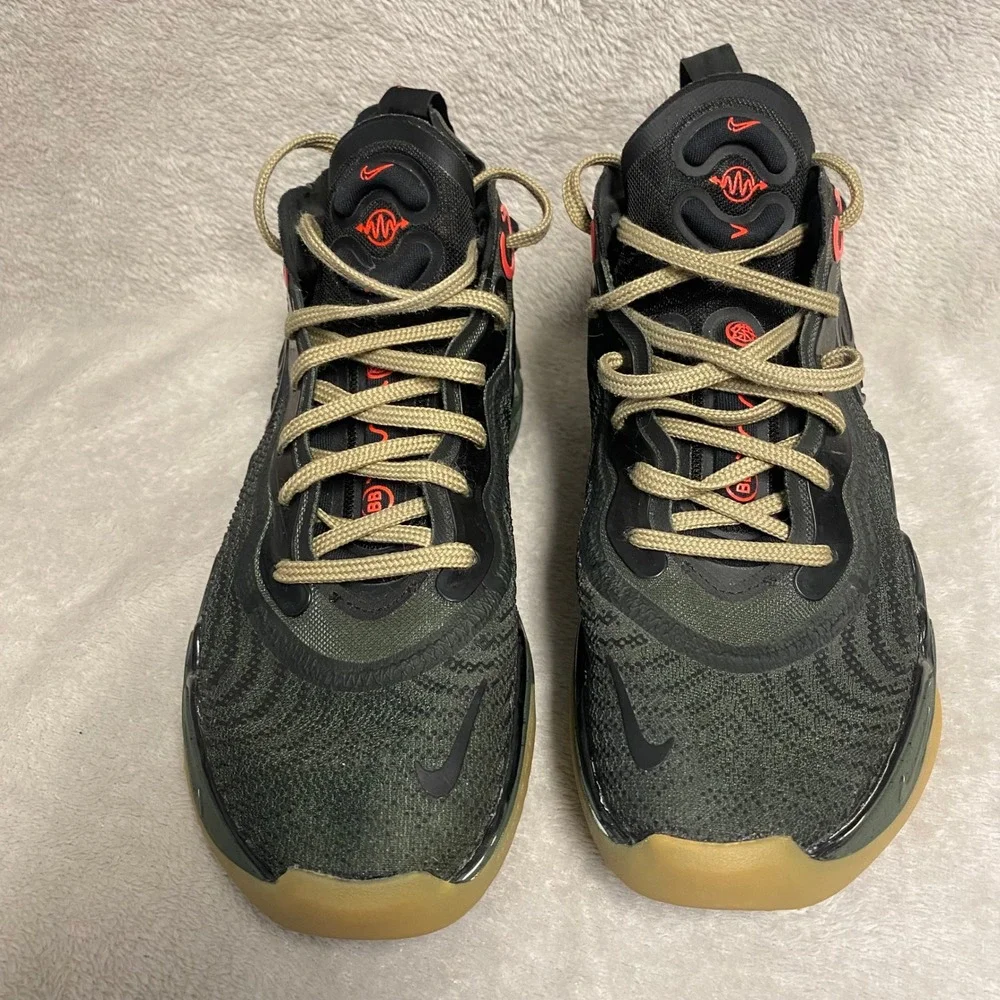 Nike Air Zoom Greater Than GT Run Basketball Shoes Carbon Green Mens‎ Size 7.5
